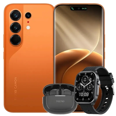 Tecno Camon 50 Ultra 256GB 12GB RAM 5G Luminous Orange