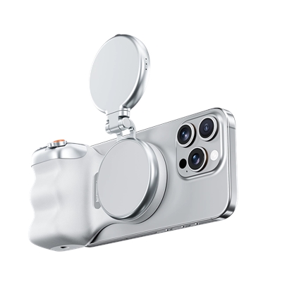 TELESIN Fun Shot – Grip Magnétique Pour Smartphone Avec Poignée Amovible Et éclairage LED